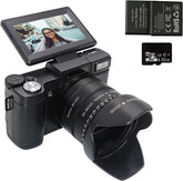 5K 4K Digital Camera for Photography, 4K Vlogging Camera for YouTube, 64MP 40X Zoom 3” Flip Screen Autofocus Anti-Shake 2 Batteries 32GB TF Card Optical Zoom Point and Shoot Digital Cameras