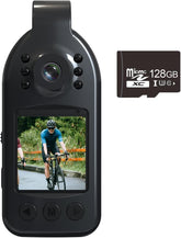 Body Camera Clip Video Cam 1600P HD with Display and 128GB Memory Card, Wide Angle, Night Vision, Compact Body Worn Cameras for Civilians Personal Security Police Law Enforcement