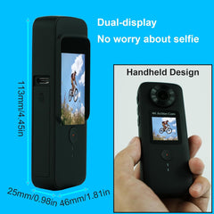 Action Camera 4K 30FPS 20MP WiFi, Dual Screens, Bike Camera with EIS, 2 x 1800mAh Batteries, Remote, Waterproof
