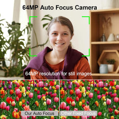 5K 4K Digital Camera for Photography, 4K Vlogging Camera for YouTube, 64MP 40X Zoom 3” Flip Screen Autofocus Anti-Shake 2 Batteries 32GB TF Card Optical Zoom Point and Shoot Digital Cameras