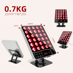 Red Light Therapy Panel for Face & Body – 660nm Red, 850nm Infrared, 590nm & 415nm LED Light Therapy Lamp Device for Anti-Aging, Pain Relief, Acne Care & Hair Regrowth with Timer & Auto/Manual Modes