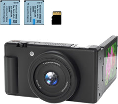 5K 4K Digital Camera Flip Screen 80MP Photography Camera, 18X Digital Zoom Autofocus Anti-Shake Compact Travel Point Shoot Digital Cameras for Teens, Beginners, Vlogging Camera for YouTube